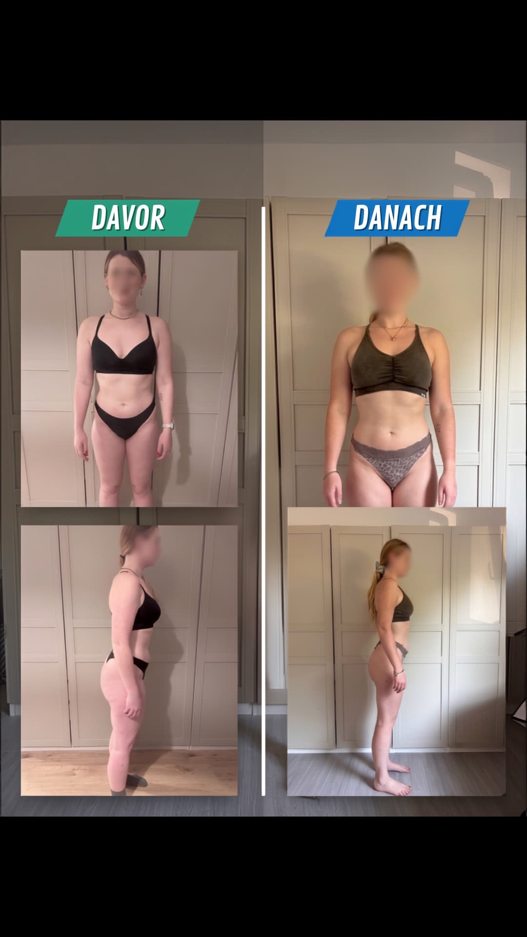 Vorher-Nachher Transformation – Klientin bei cbta