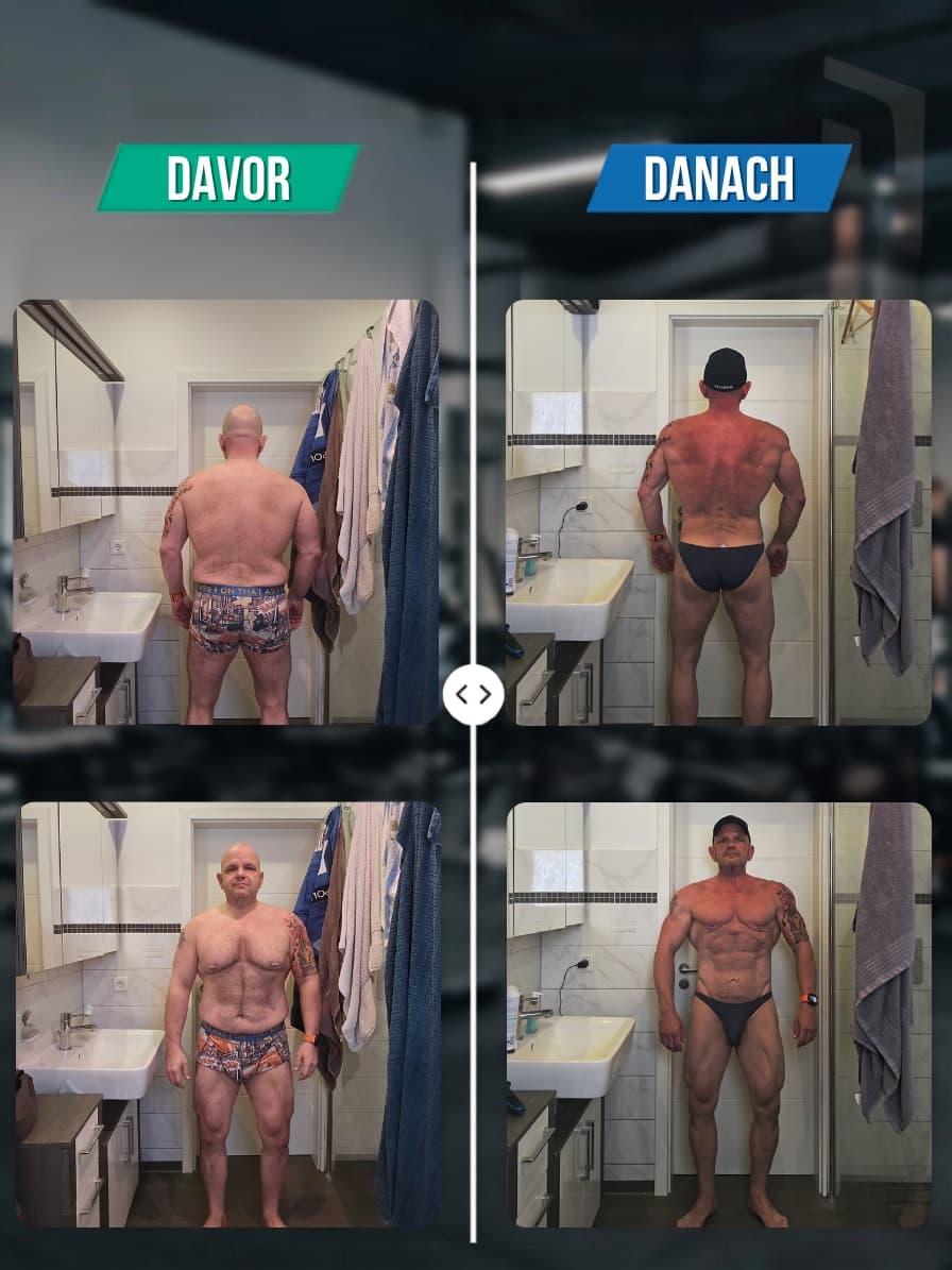 Vorher-Nachher Transformation – Klient bei cbta