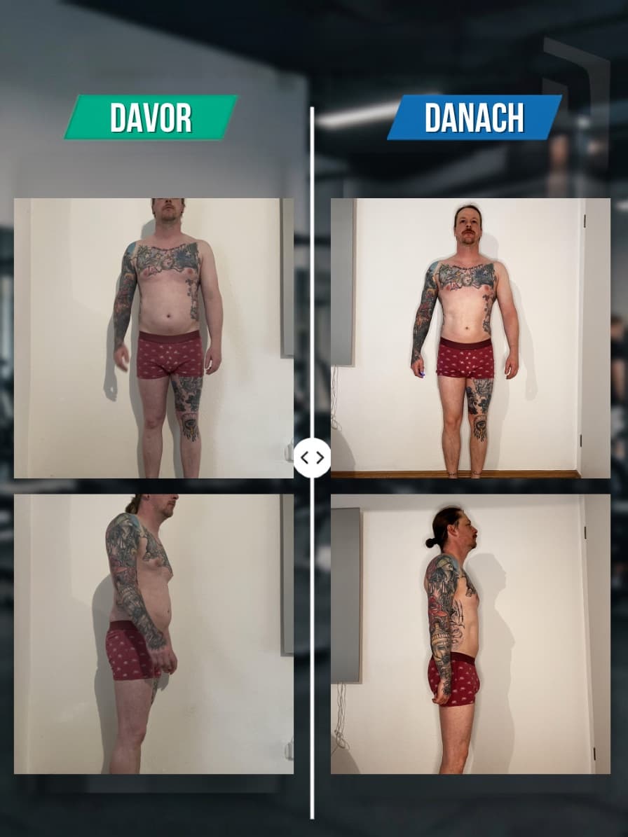 Vorher-Nachher Transformation – Klient bei cbta