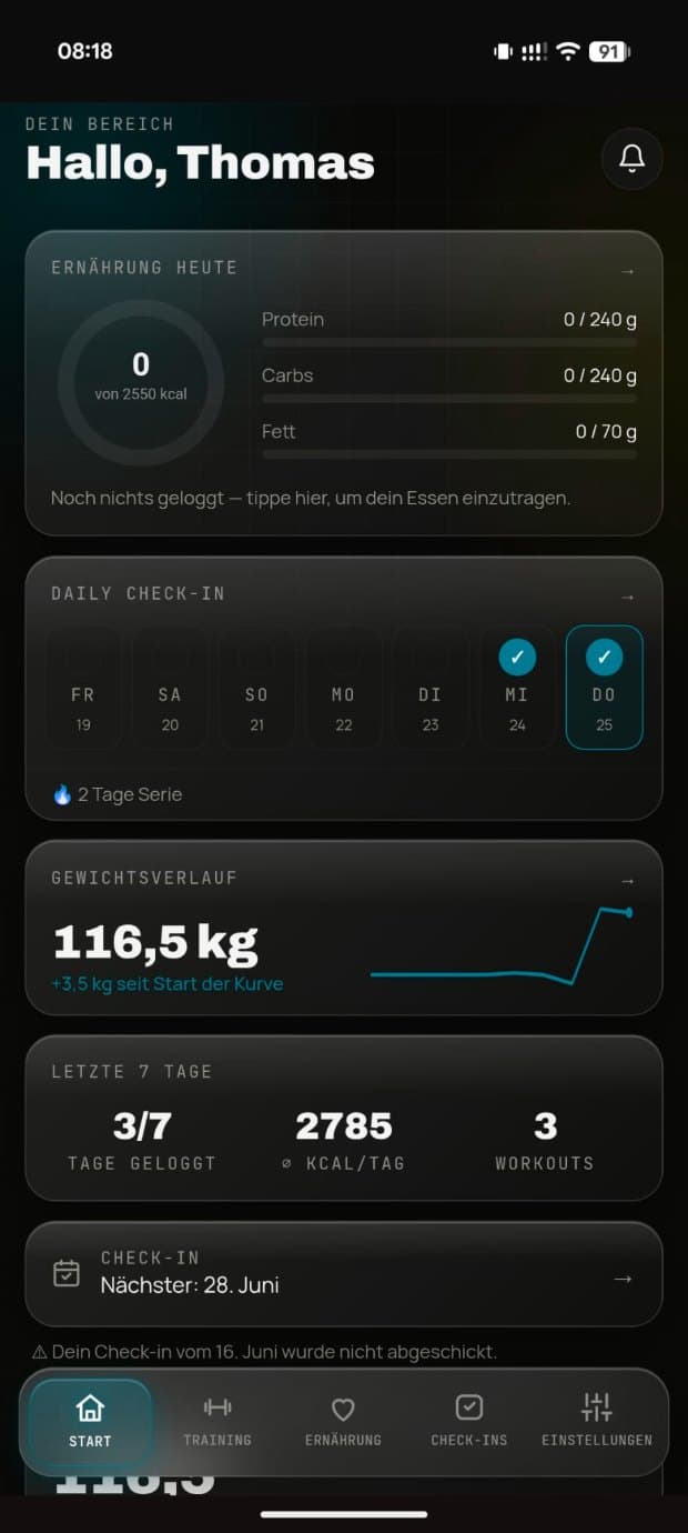 cbta App Dashboard